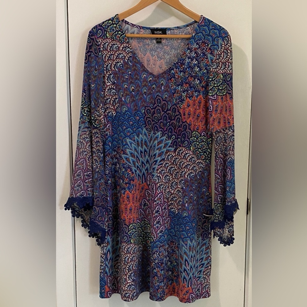 ✨MSK Multicolor Paisley Women's Dress (M)
